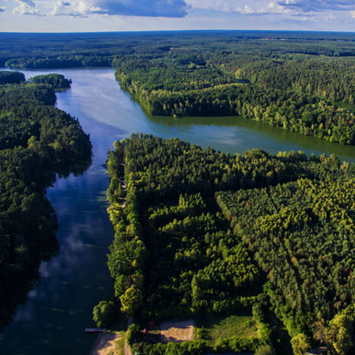 Krajobraz okolic Ośrodka Grzybek